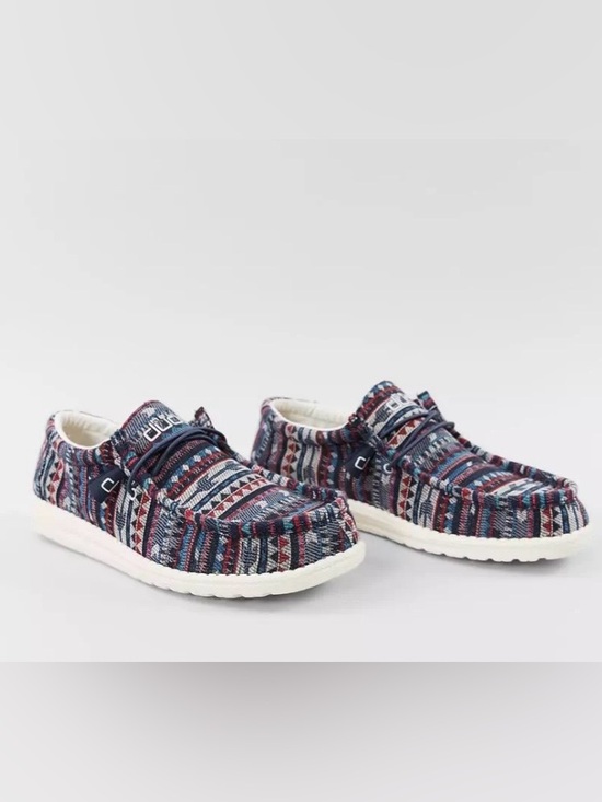 Hey Dude Other - Hey Dude Men’s Wally Native- Southwestern Pattern Slip-On Loafers Size 12